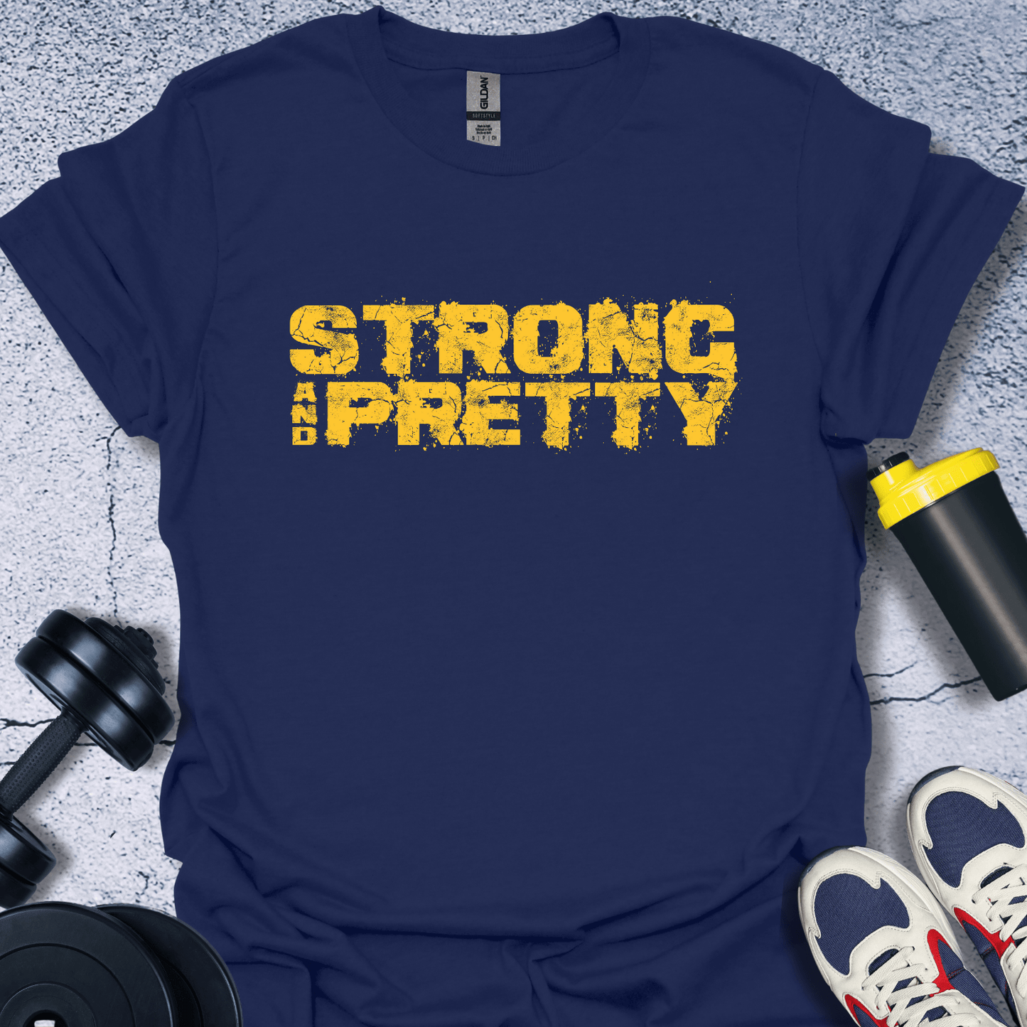 T-Shirt Navy / S Strong And Pretty T-Shirt