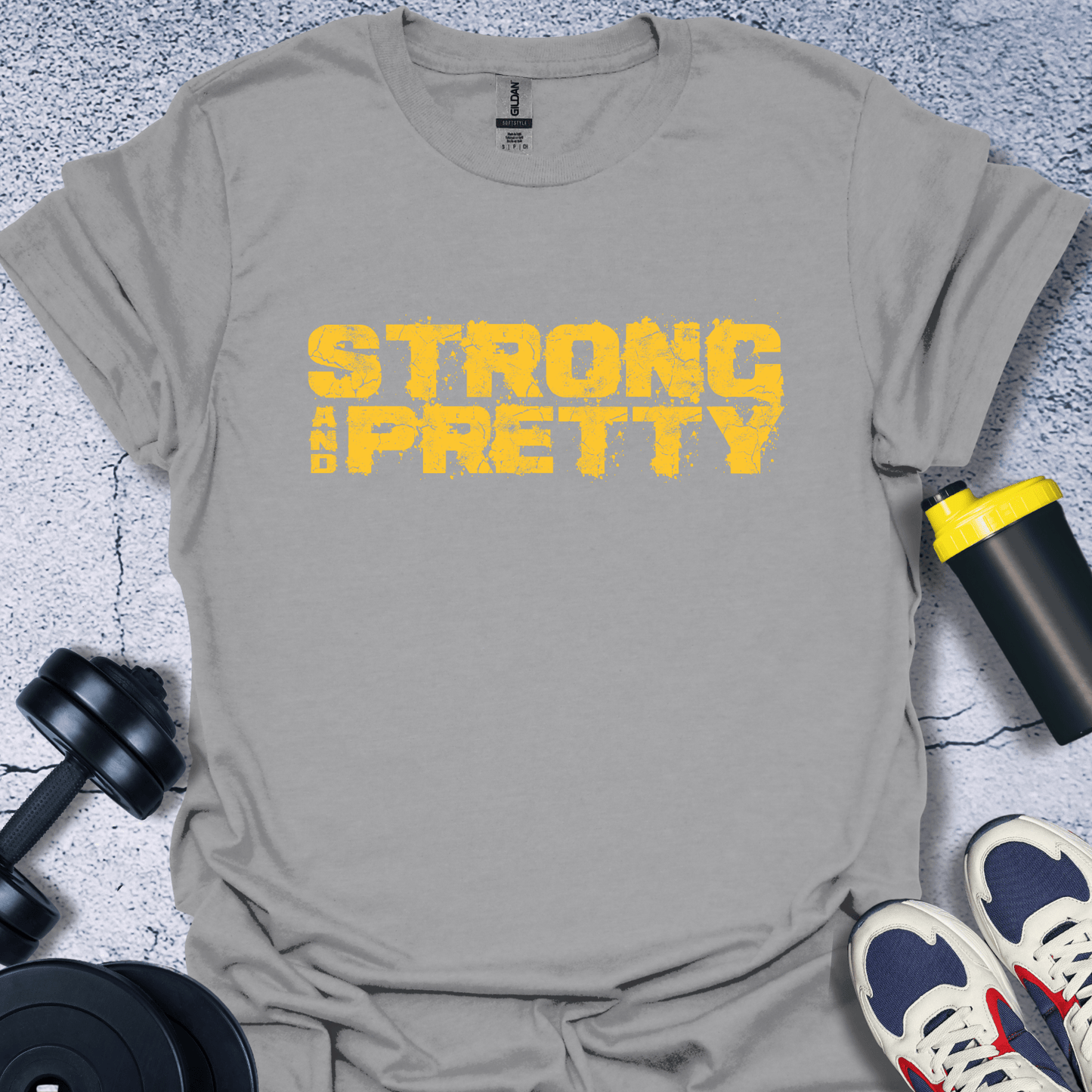 T-Shirt Sport Grey / S Strong And Pretty T-Shirt