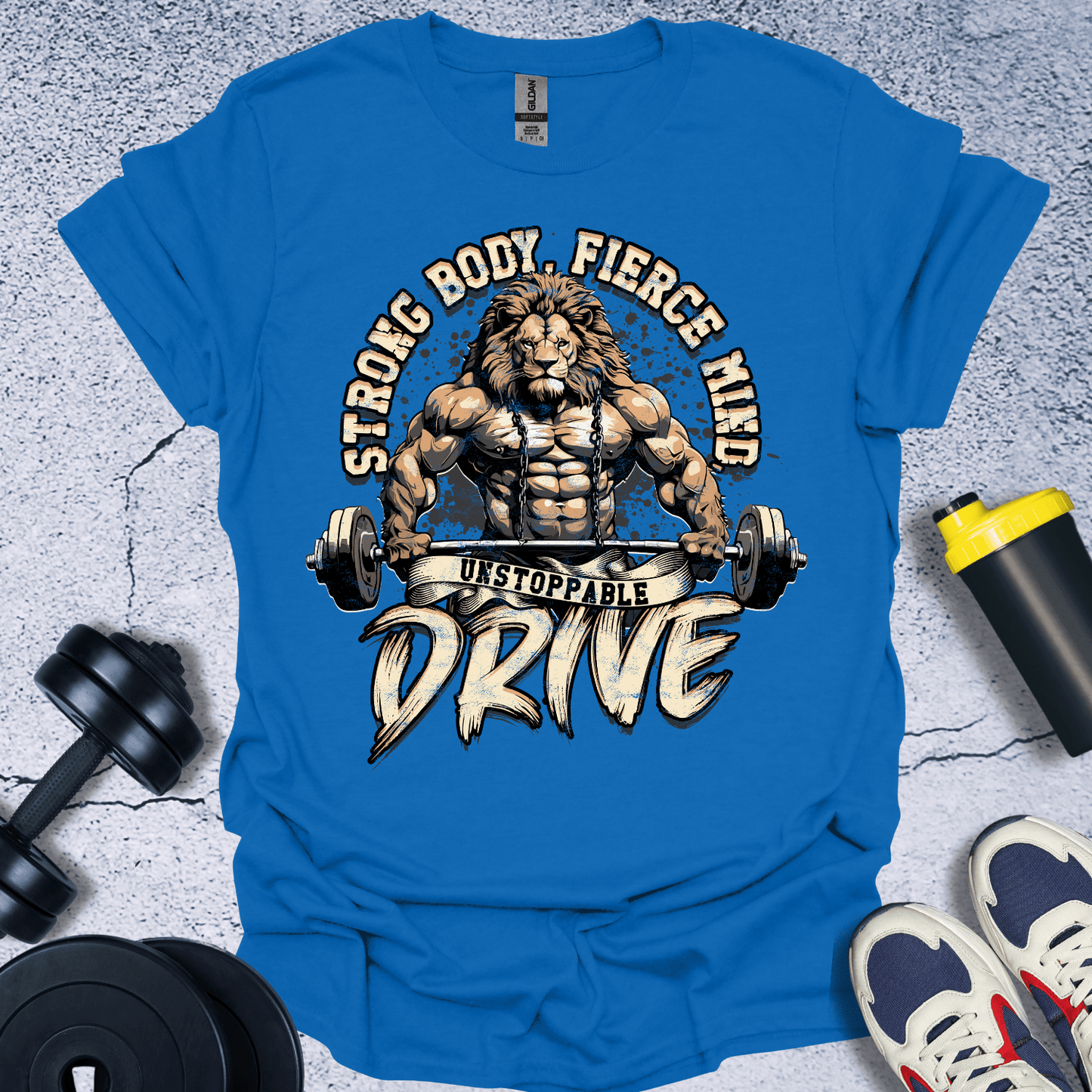 T-Shirt Royal / S Strong Body Fierce Mind T-Shirt