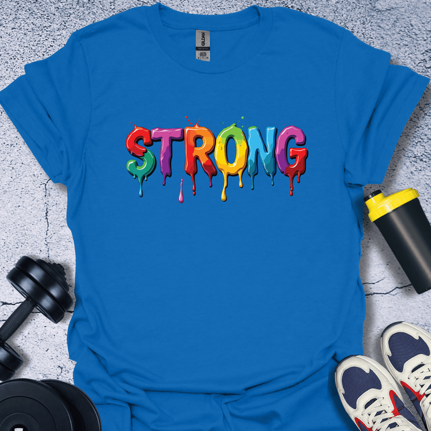 T-Shirt Royal / S Strong Colorful T-Shirt