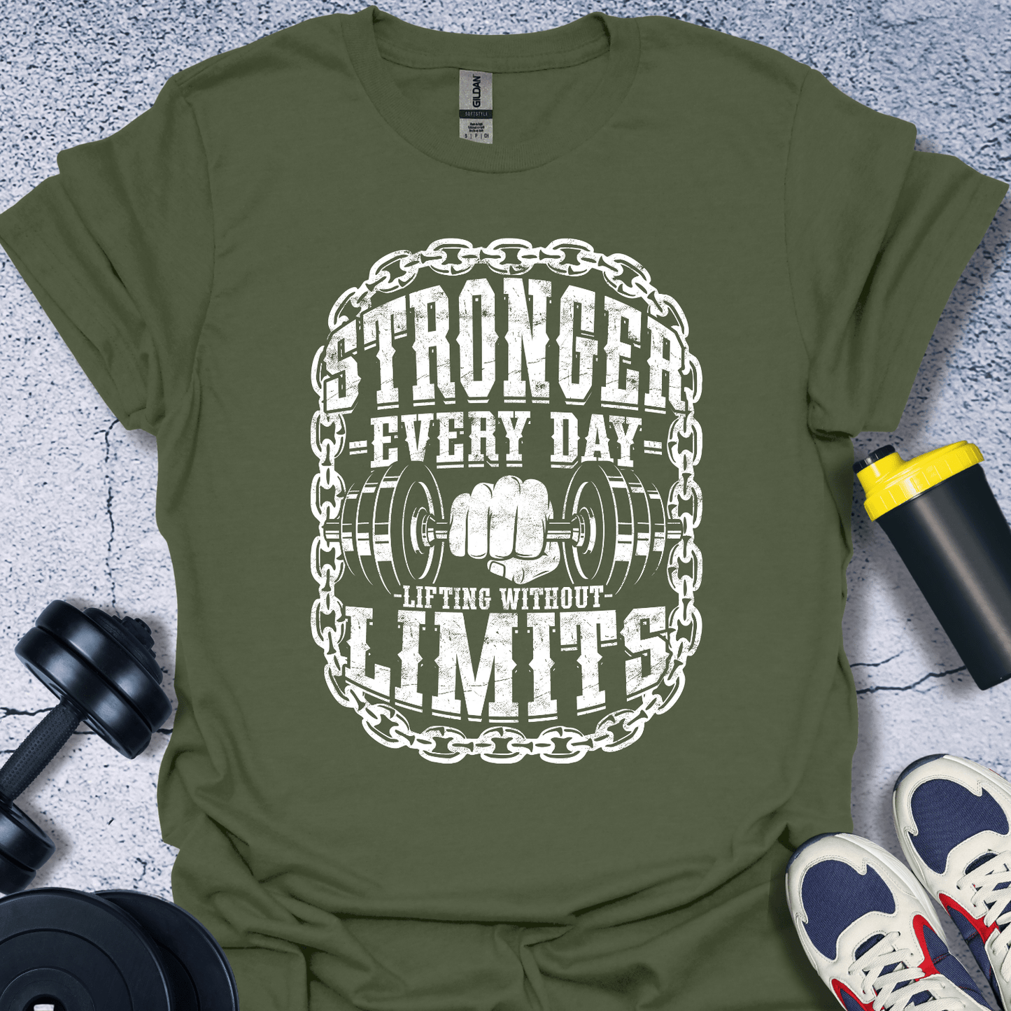 T-Shirt Military Green / S Stronger Everyday T-Shirt