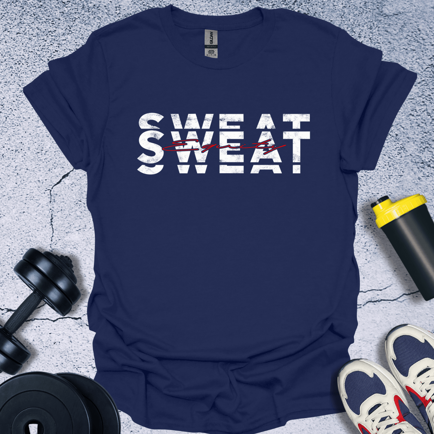 T-Shirt Navy / S Sweat Equity T-Shirt