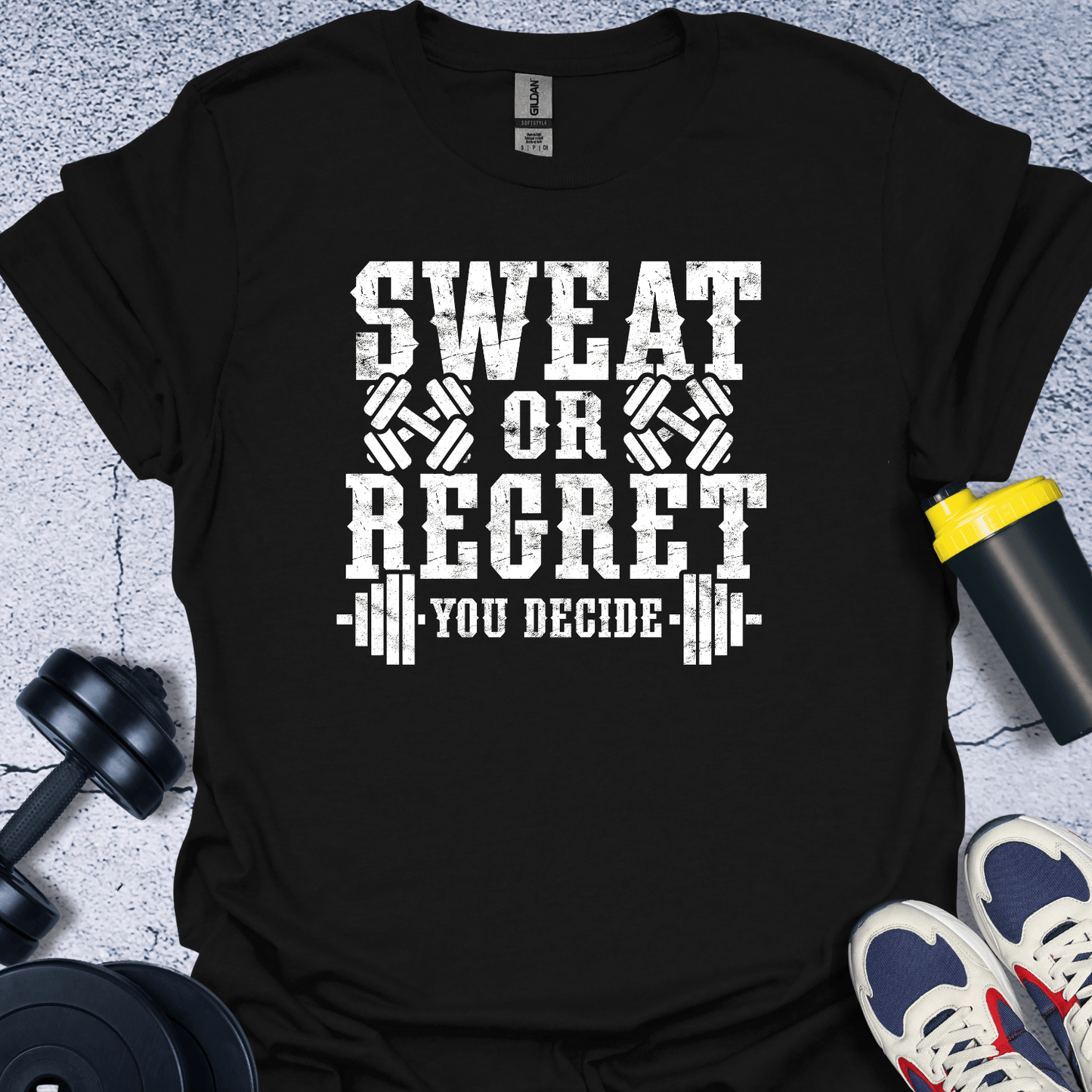 T-Shirt Black / S Sweat Or Regret T-Shirt