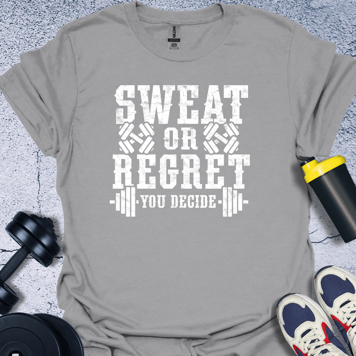 T-Shirt Sport Grey / S Sweat Or Regret T-Shirt