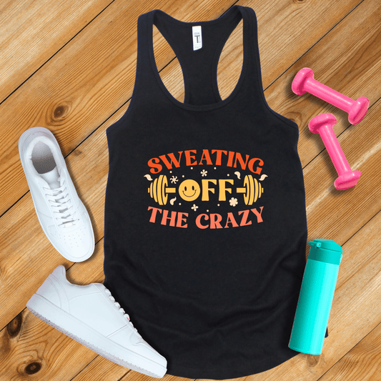 Tank Top Solid Black / XS Sweating Off The Crazy Tank Top