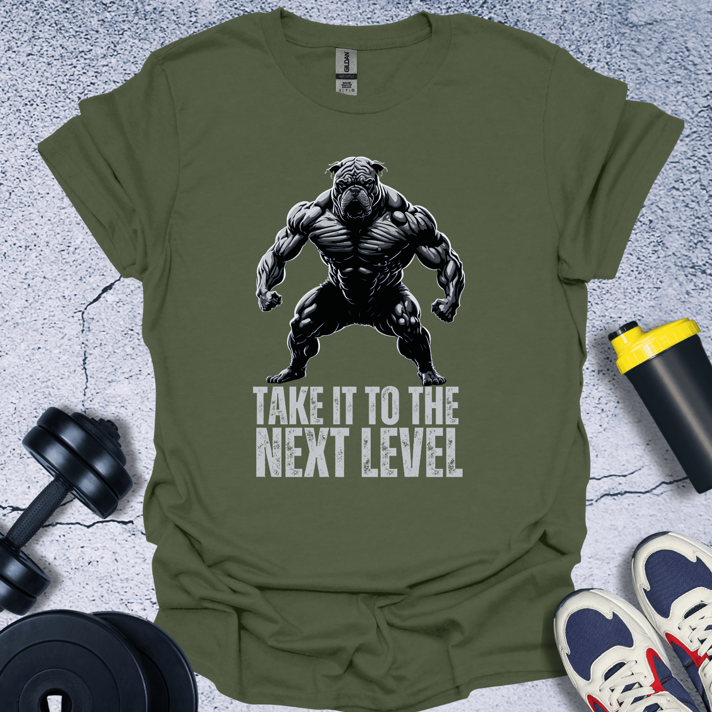 T-Shirt Military Green / S Take It To The Next Level T-Shirt