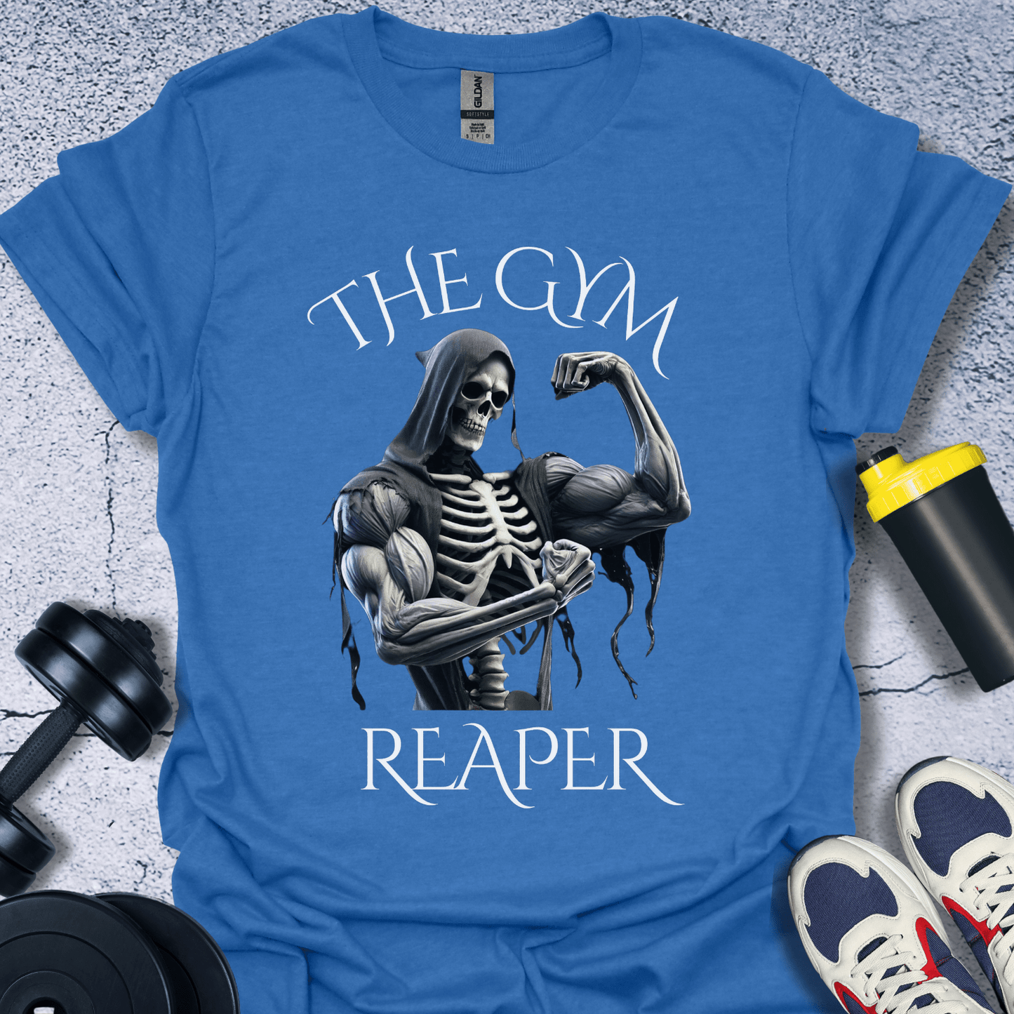 T-Shirt Heather Royal / S The Gym Reaper T-Shirt