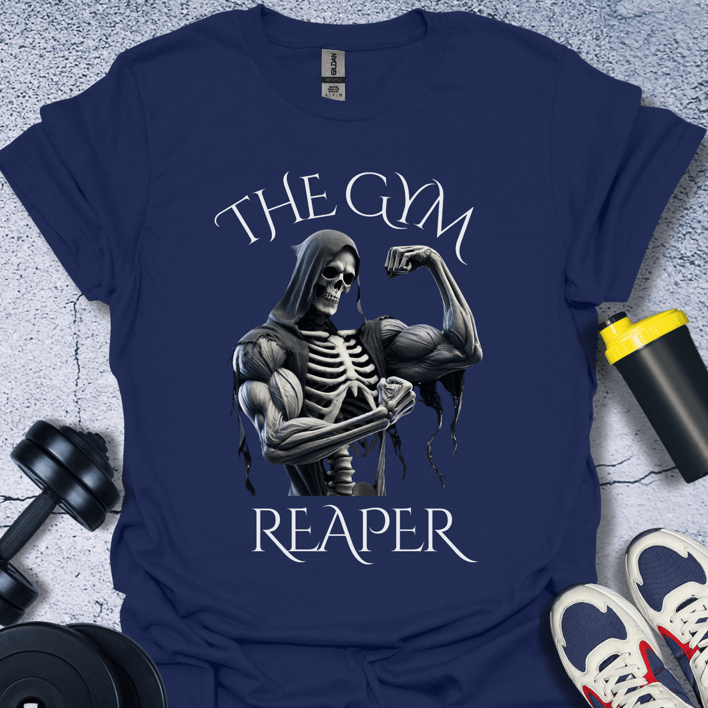 T-Shirt Navy / S The Gym Reaper T-Shirt