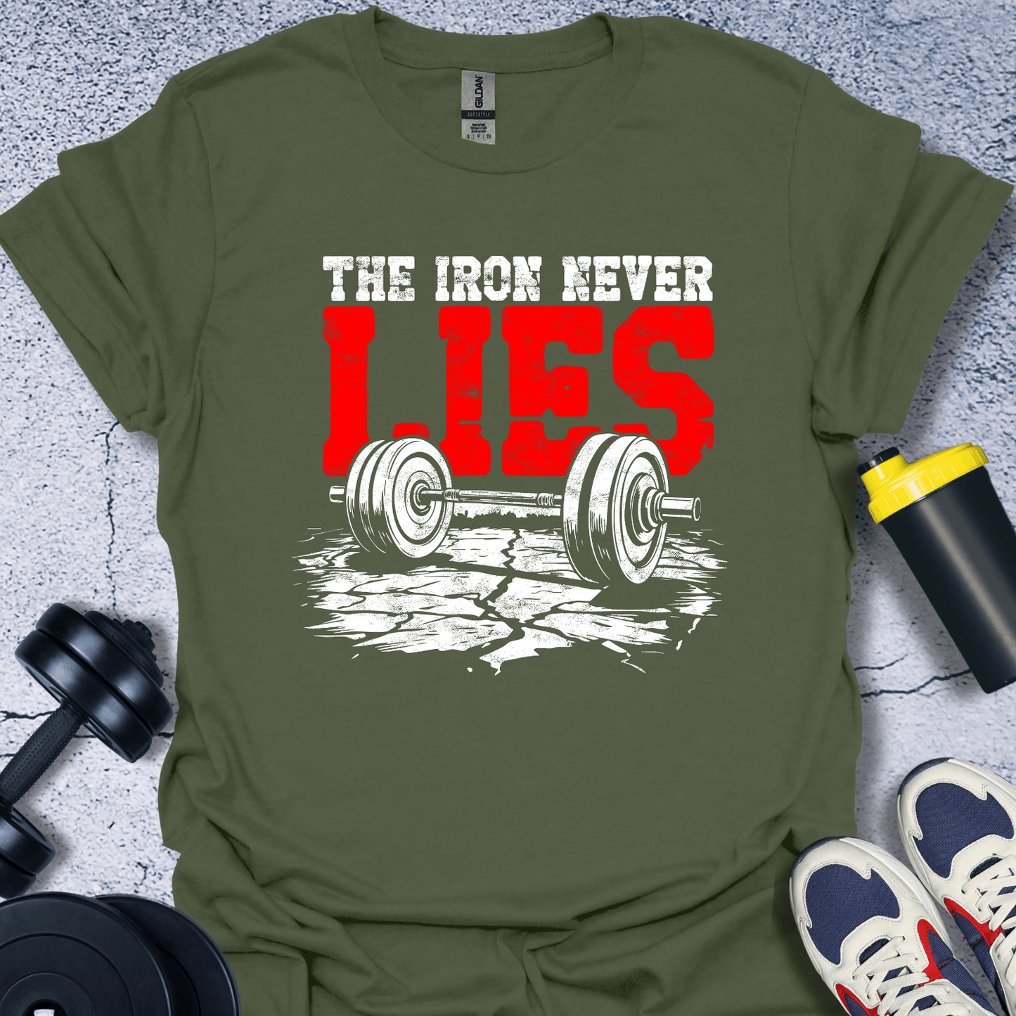 T-Shirt Military Green / S The Iron Never Lies T-Shirt