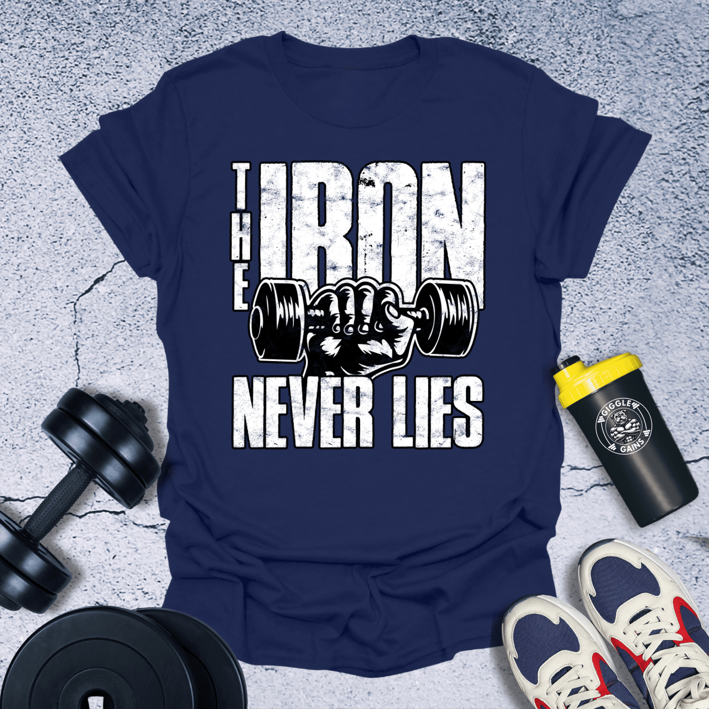 T-Shirt Navy / S The Iron Never Lies T-Shirt