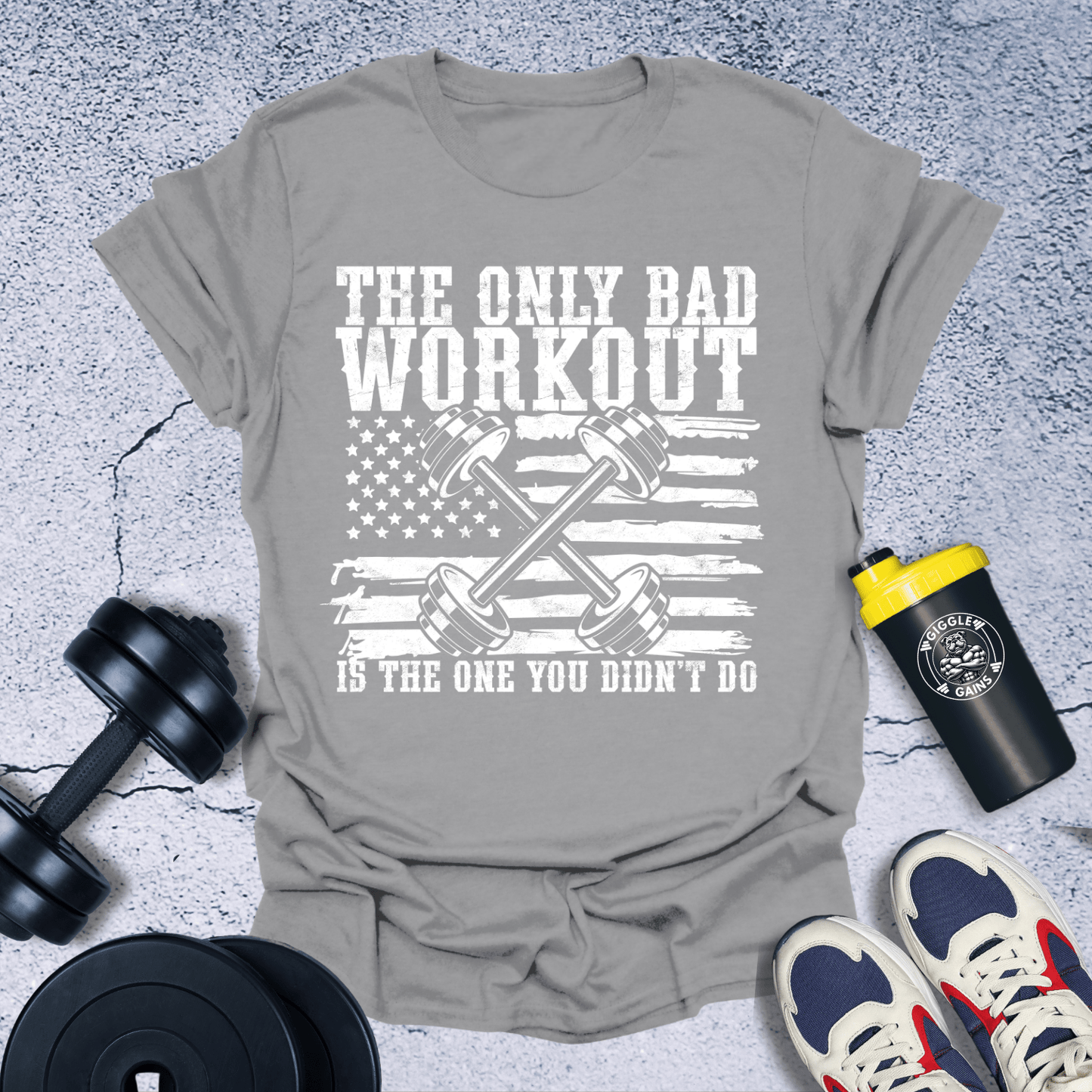 T-Shirt Sport Grey / S The Only Bad Workout T-Shirt