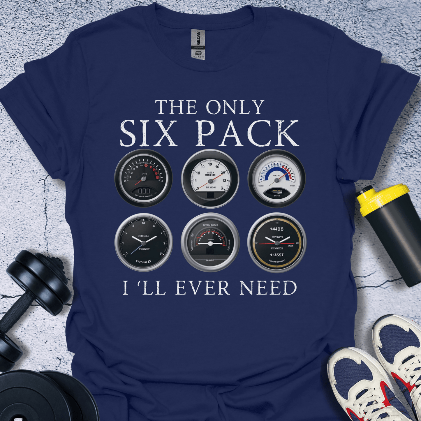 T-Shirt Navy / S The Only Six Pack I Would Ever Need T-Shirt