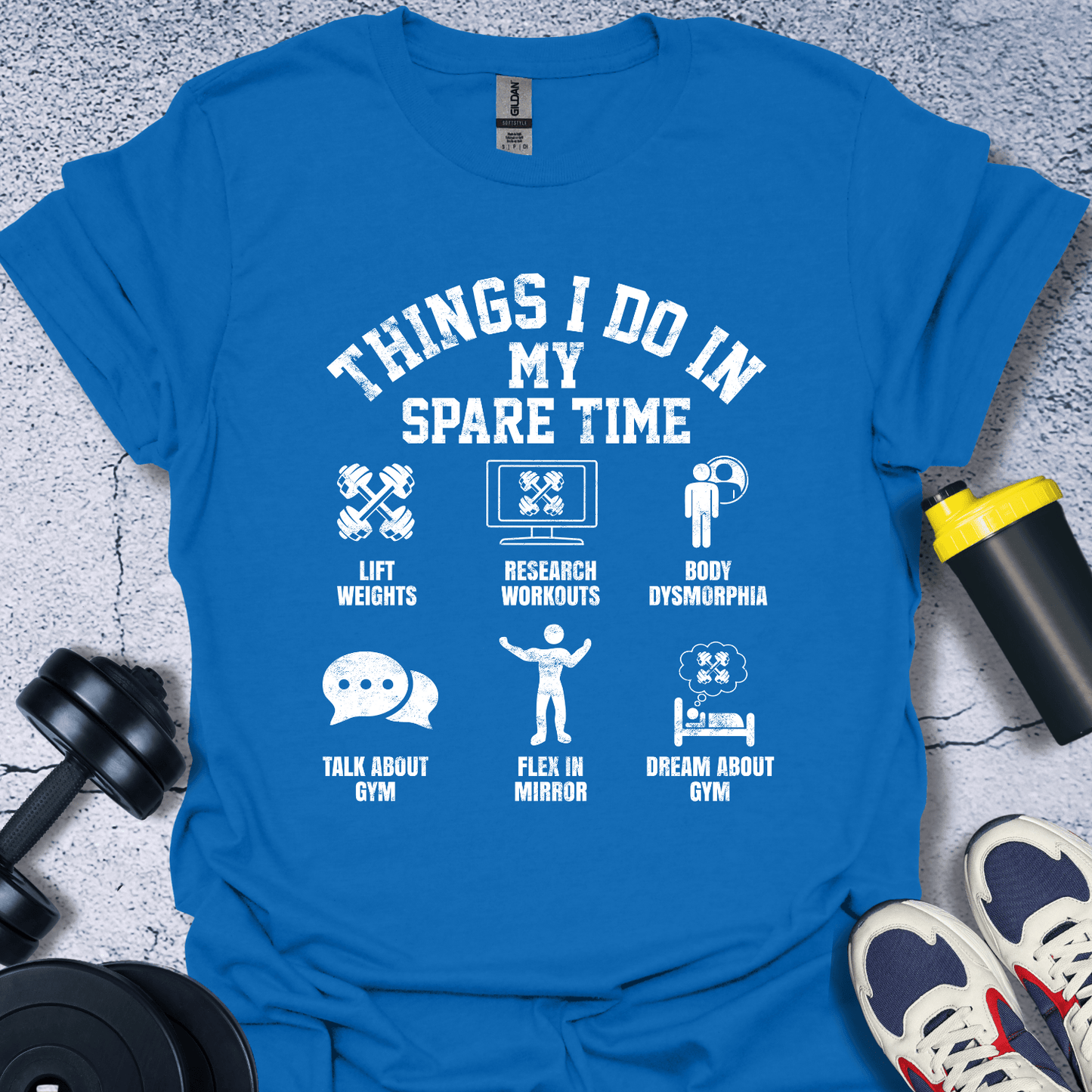 T-Shirt Royal / S Things I Do In My Spare Time T-Shirt