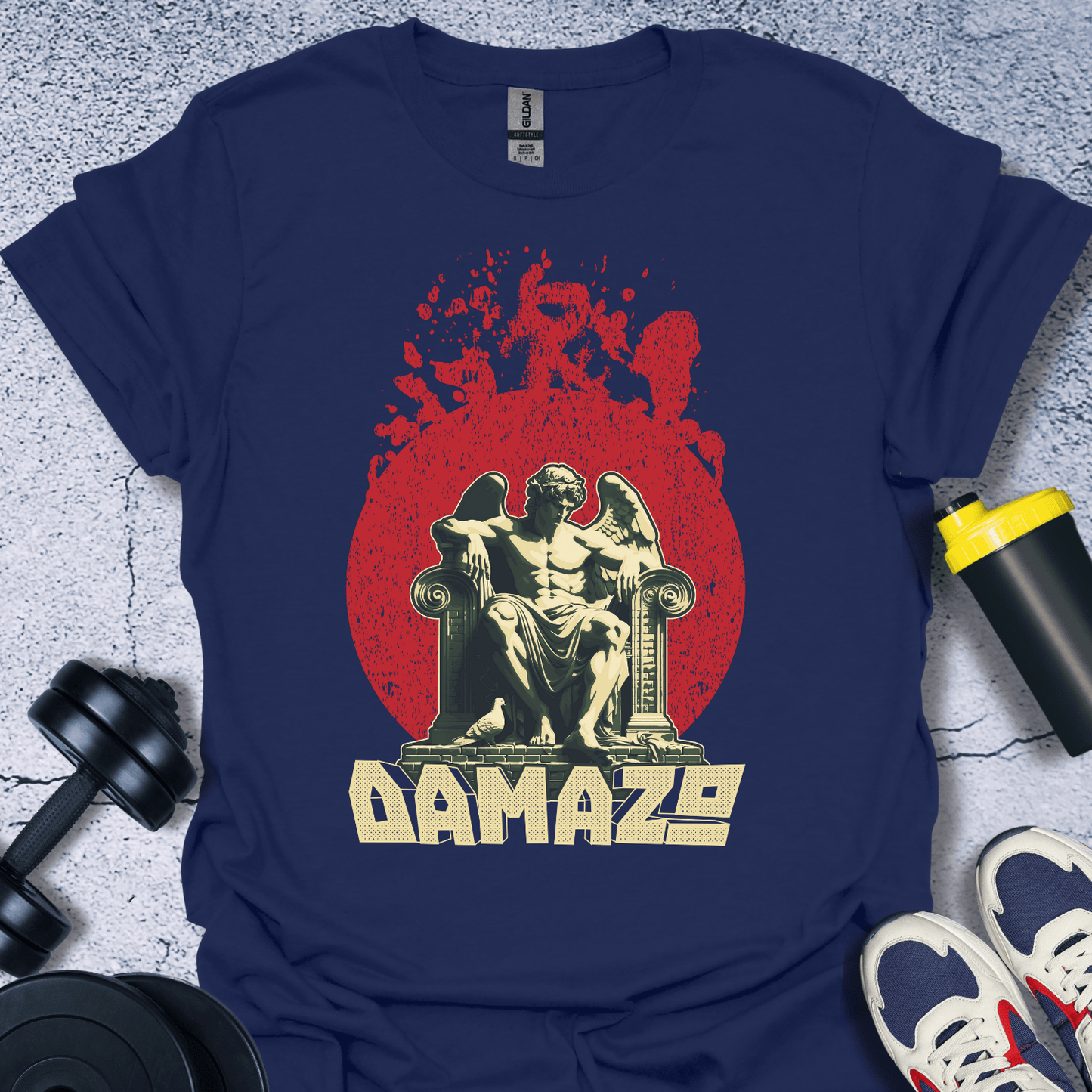 T-Shirt Navy / S To Tame (δαμάζω In Greek) T-Shirt