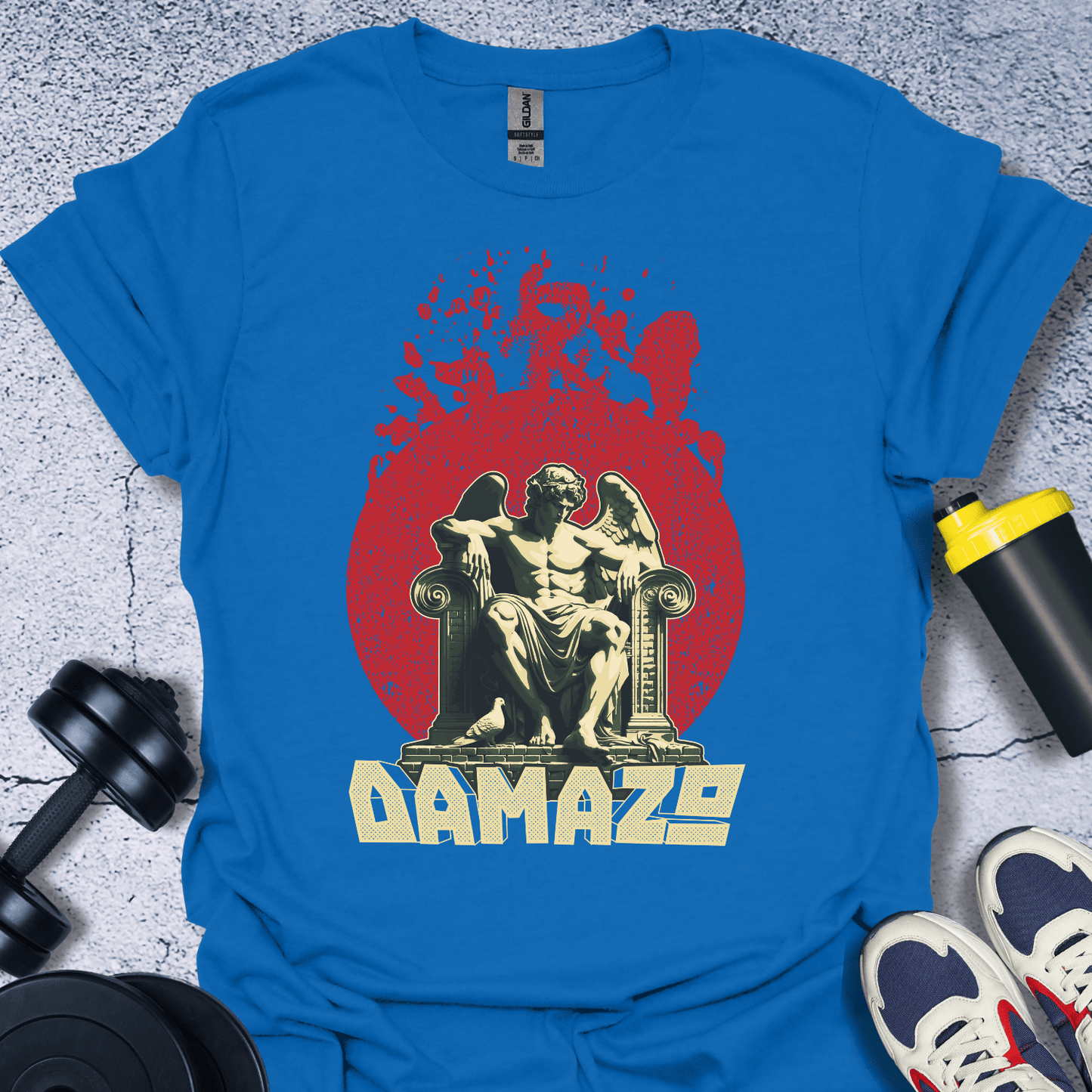 T-Shirt Royal / S To Tame (δαμάζω In Greek) T-Shirt