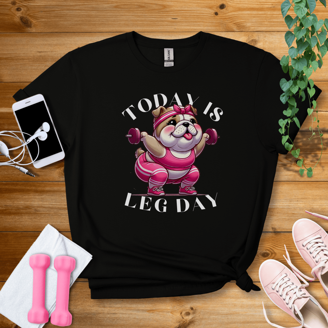 T-Shirt Black / S Today Is My Leg Day T-Shirt