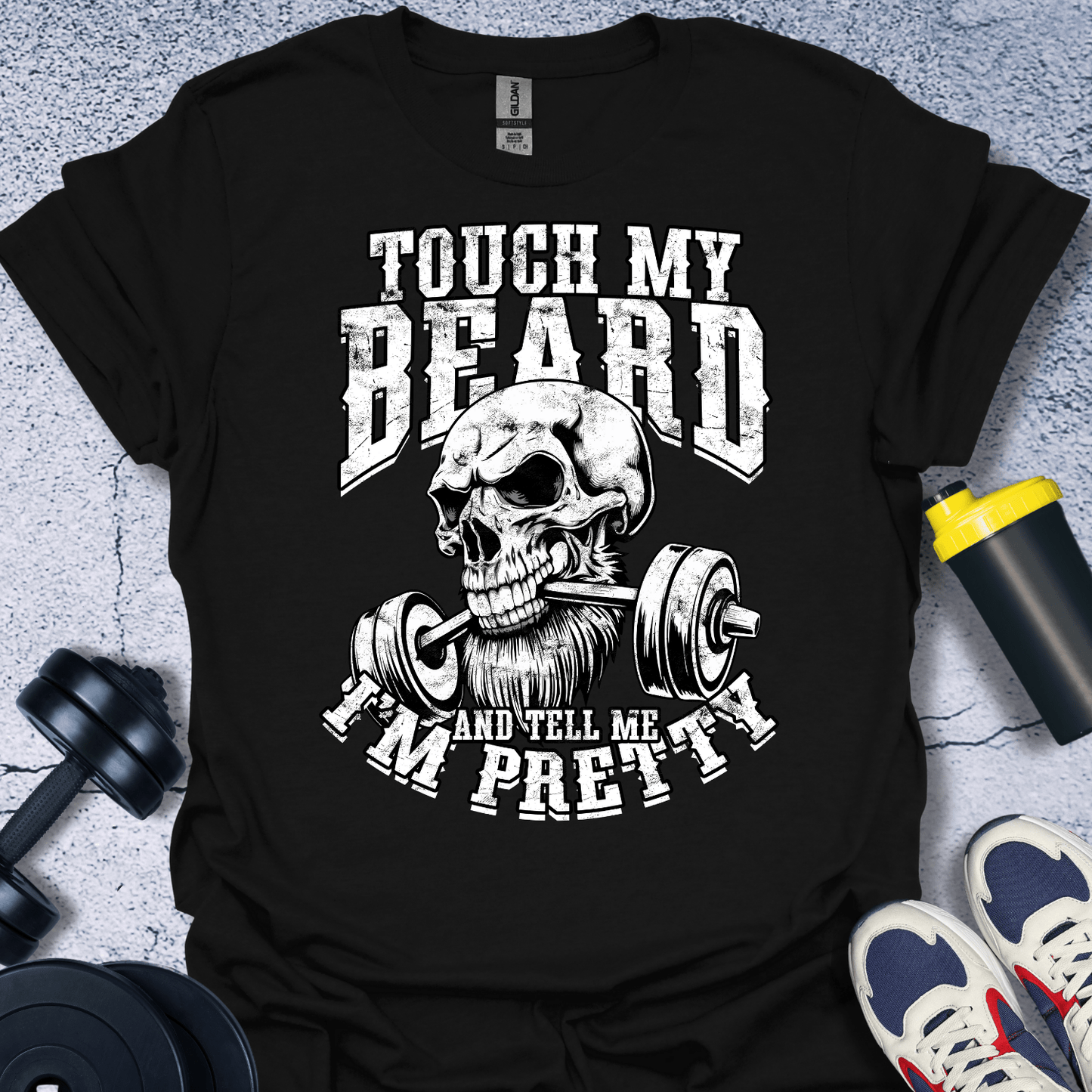 T-Shirt Black / S Touch My Beard T-Shirt