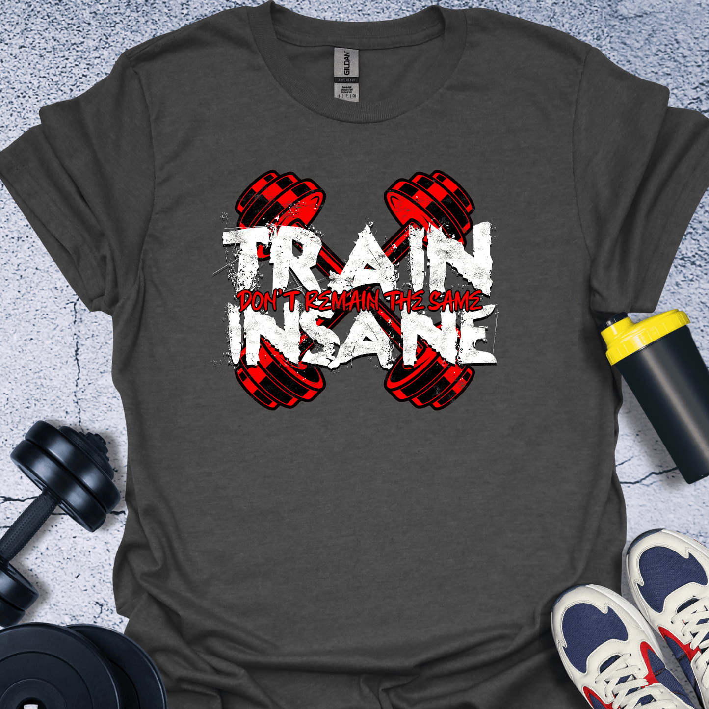 T-Shirt Dark Heather / S Train Insane T-Shirt