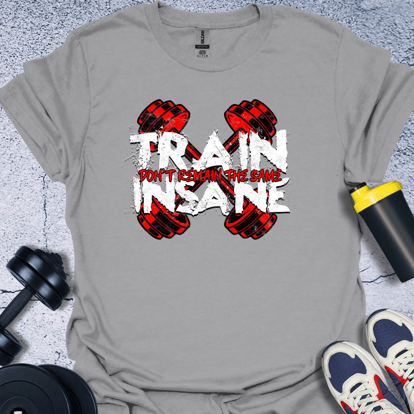 T-Shirt Sport Grey / S Train Insane T-Shirt