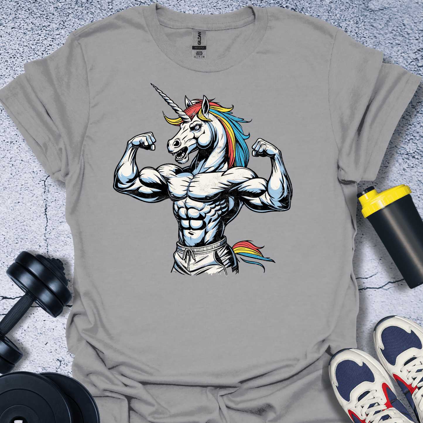 T-Shirt Sport Grey / S Unicorn Power T-Shirt