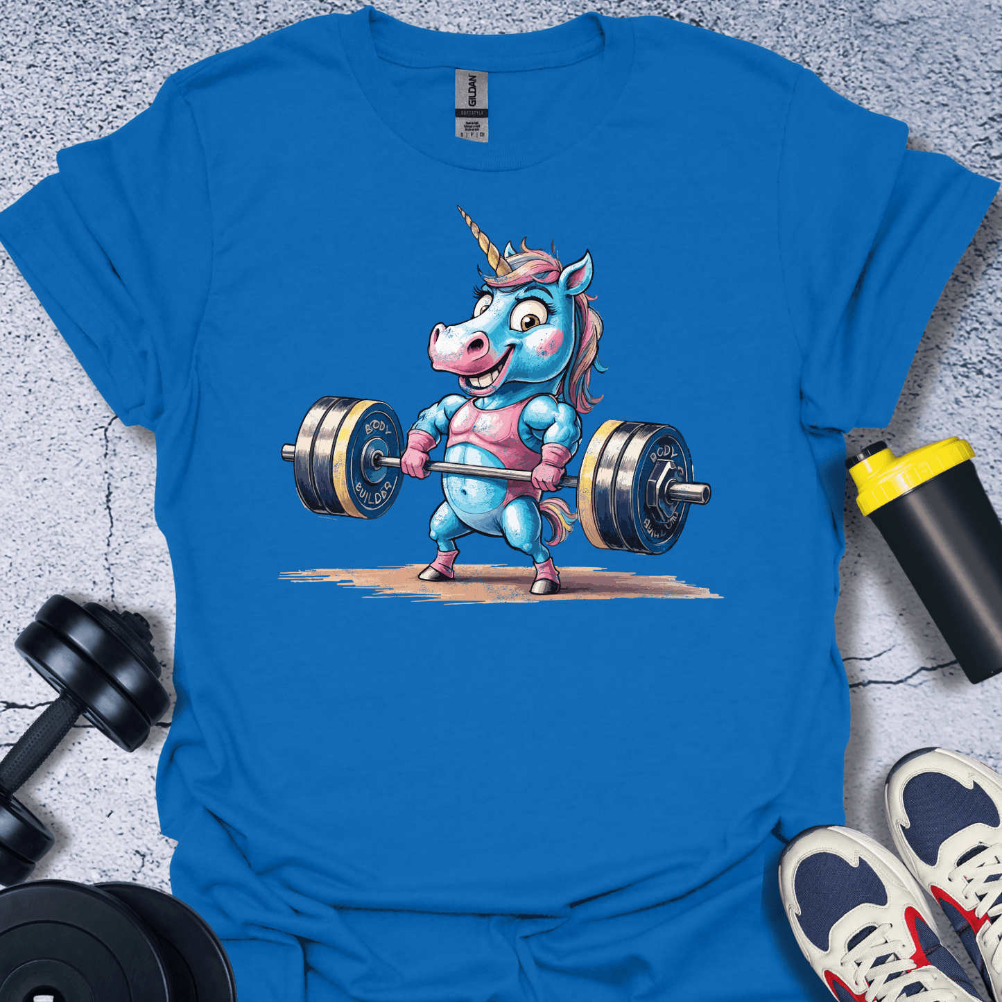 T-Shirt Royal / S Unicorn Weightifting T-Shirt