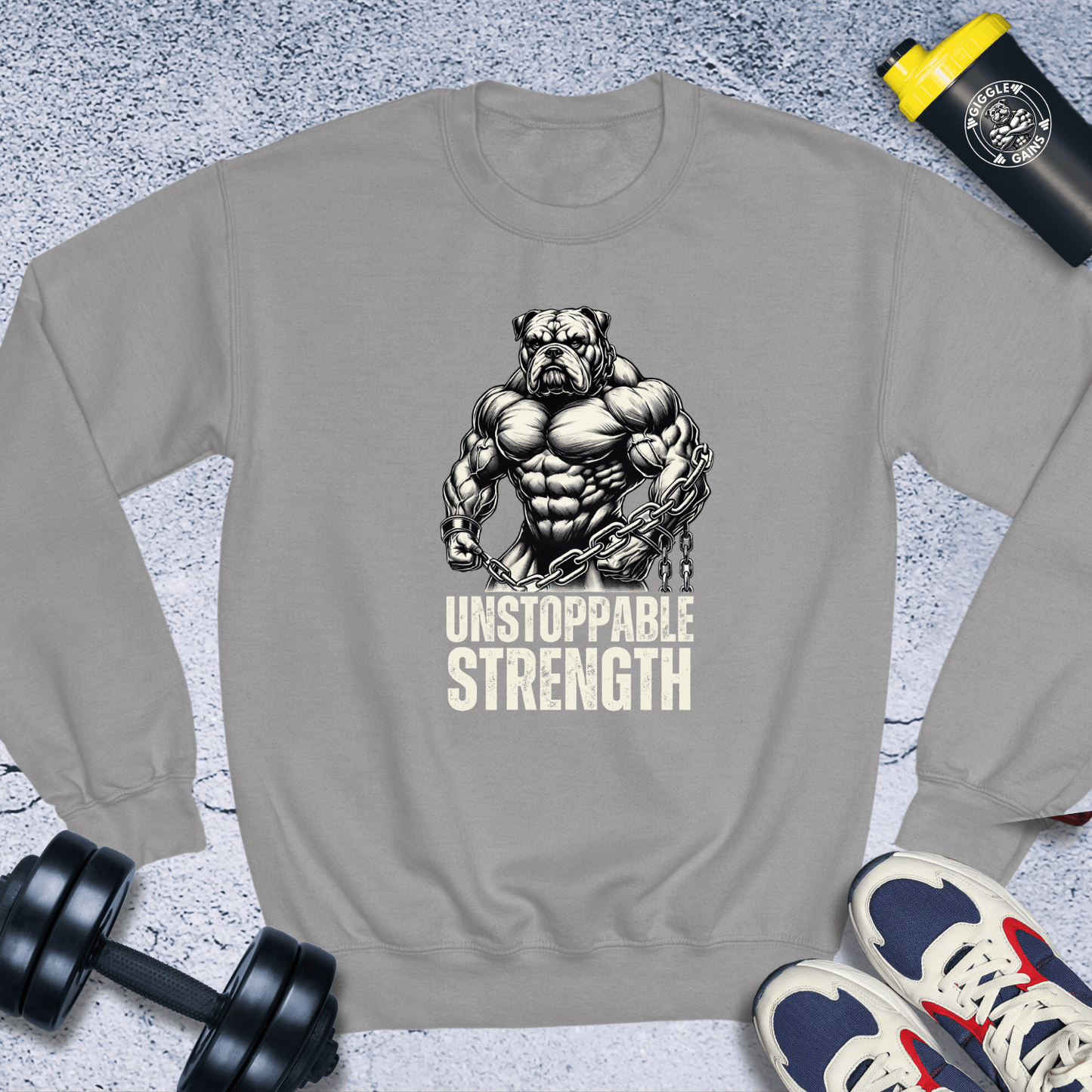 Sweatshirt Sport Grey / S Unstoppable Strength Crewneck