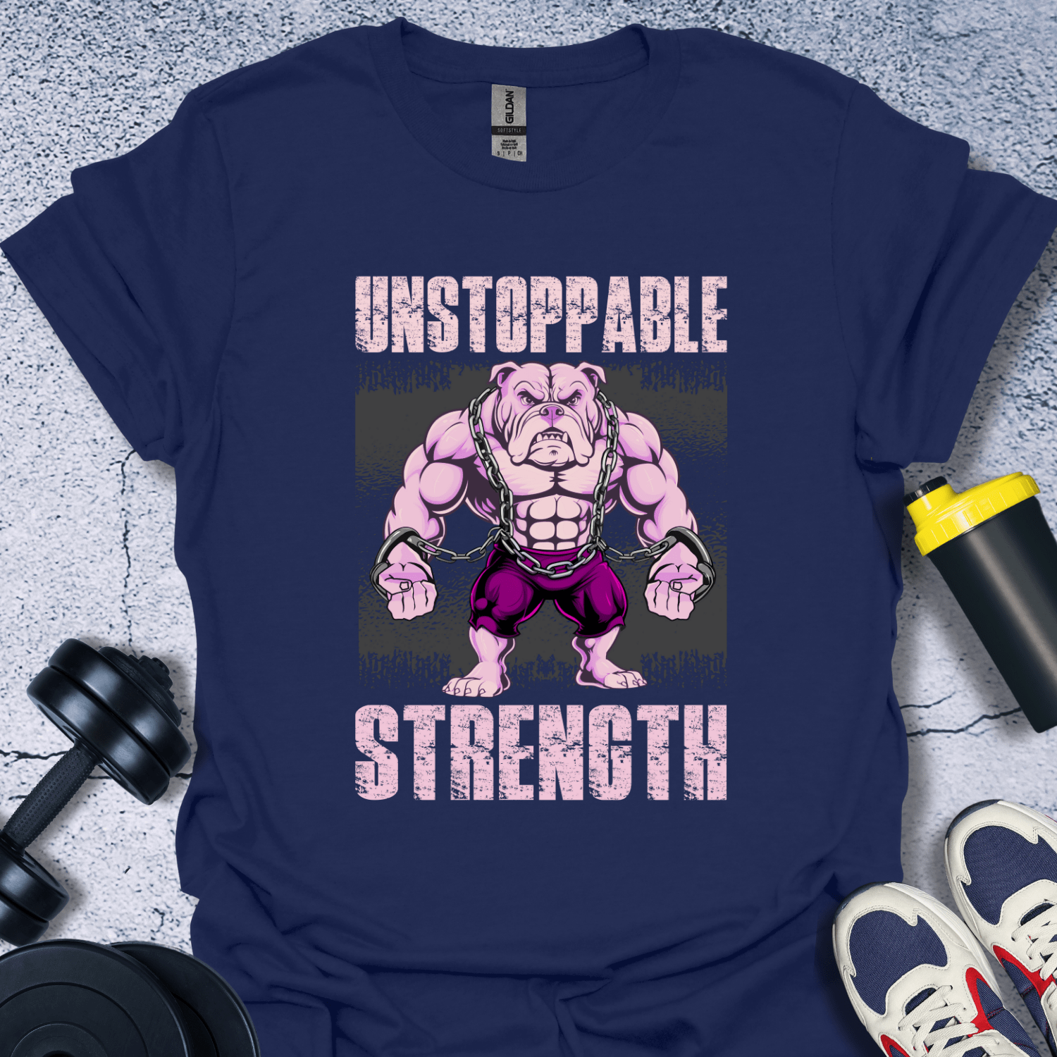 T-Shirt Navy / S Unstoppable Strength T-Shirt