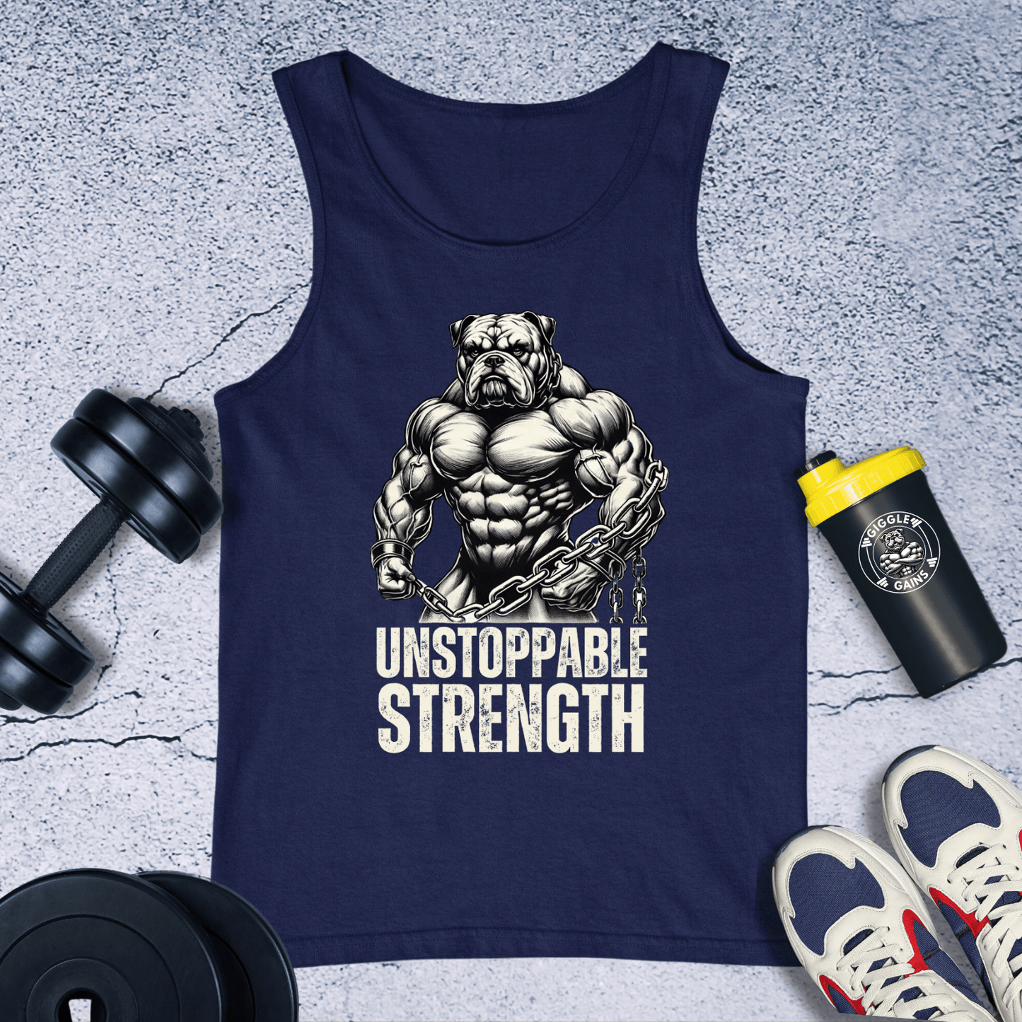 Tank Top Navy / XS Unstoppable Strength Tank Top