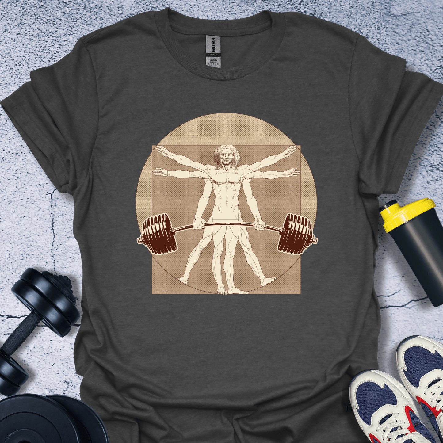 T-Shirt Dark Heather / S Vitruvian Lifting T-Shirt