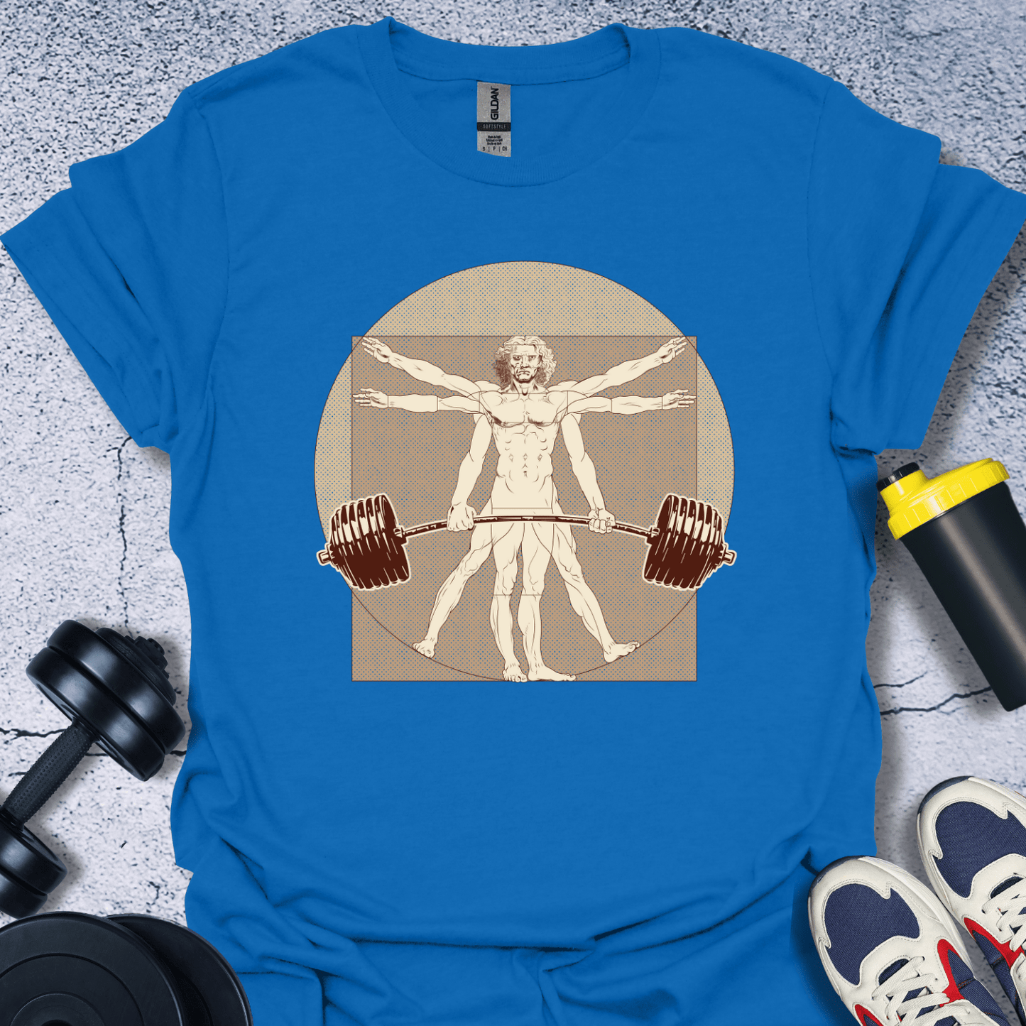 T-Shirt Royal / S Vitruvian Lifting T-Shirt