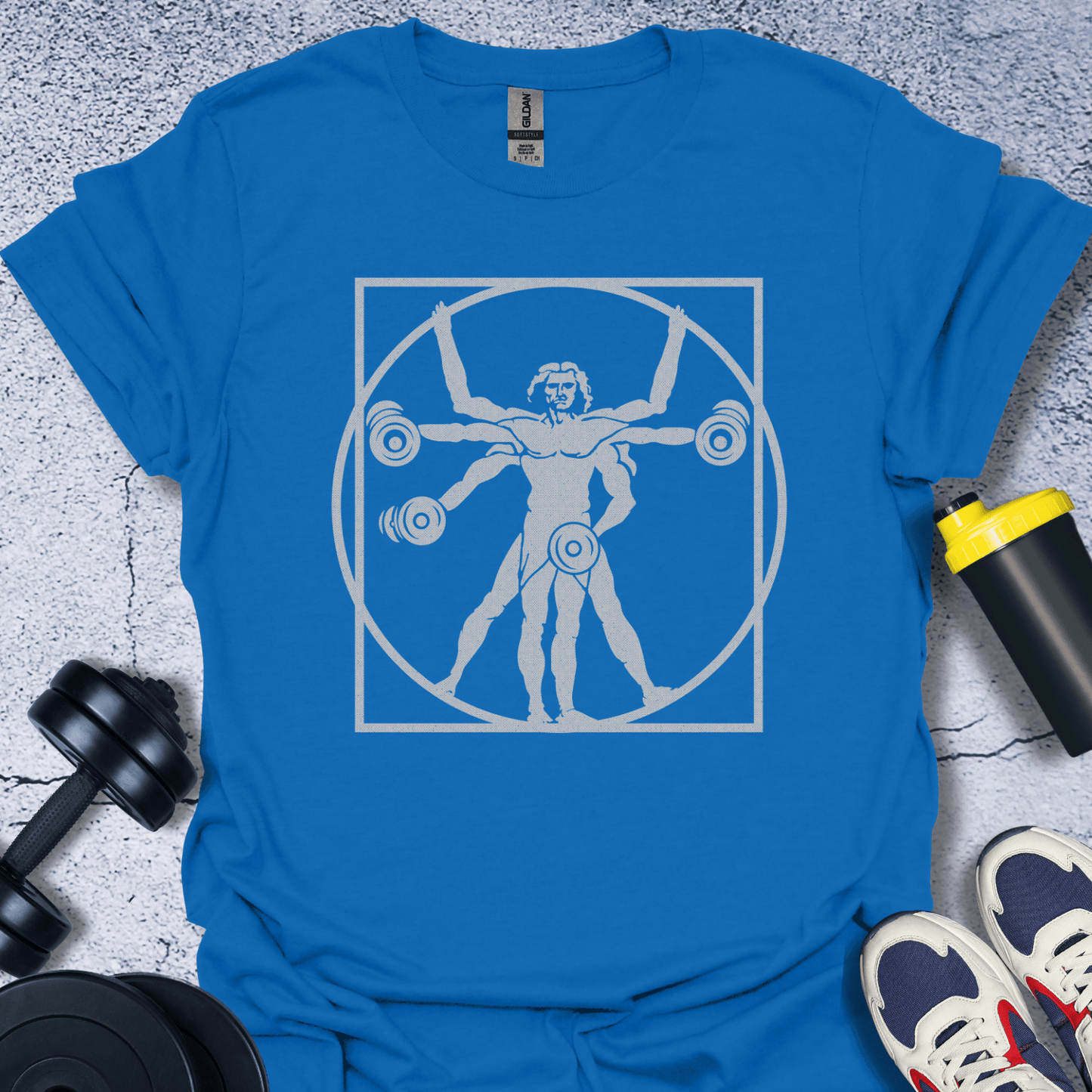 T-Shirt Royal / S Vitruvian Power T-Shirt