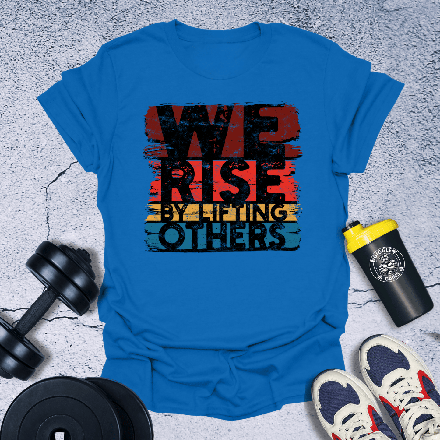 T-Shirt Royal / S We Rise By Lifting Others T-Shirt