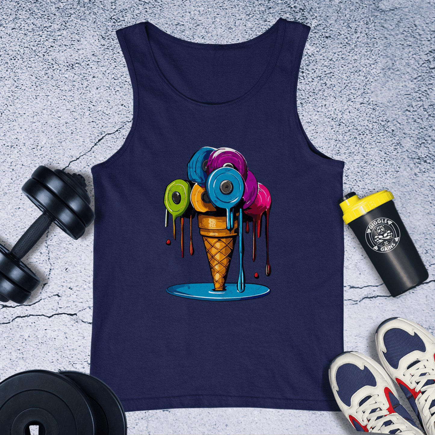 Tank Top Navy / XS Weightlifting Delight Tank Top