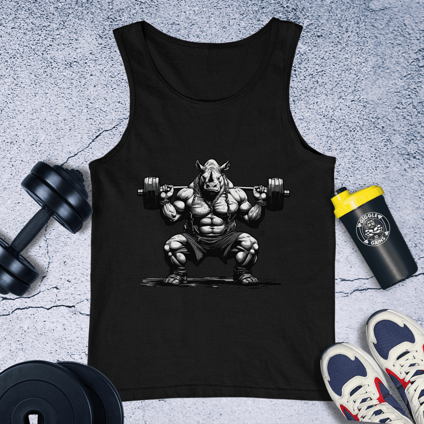 Tank Top Black / XS Weightlifting Rhino Tank Top