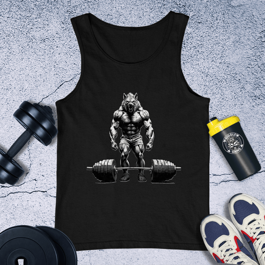 Tank Top Black / XS Weightlifting Wolf Tank Top