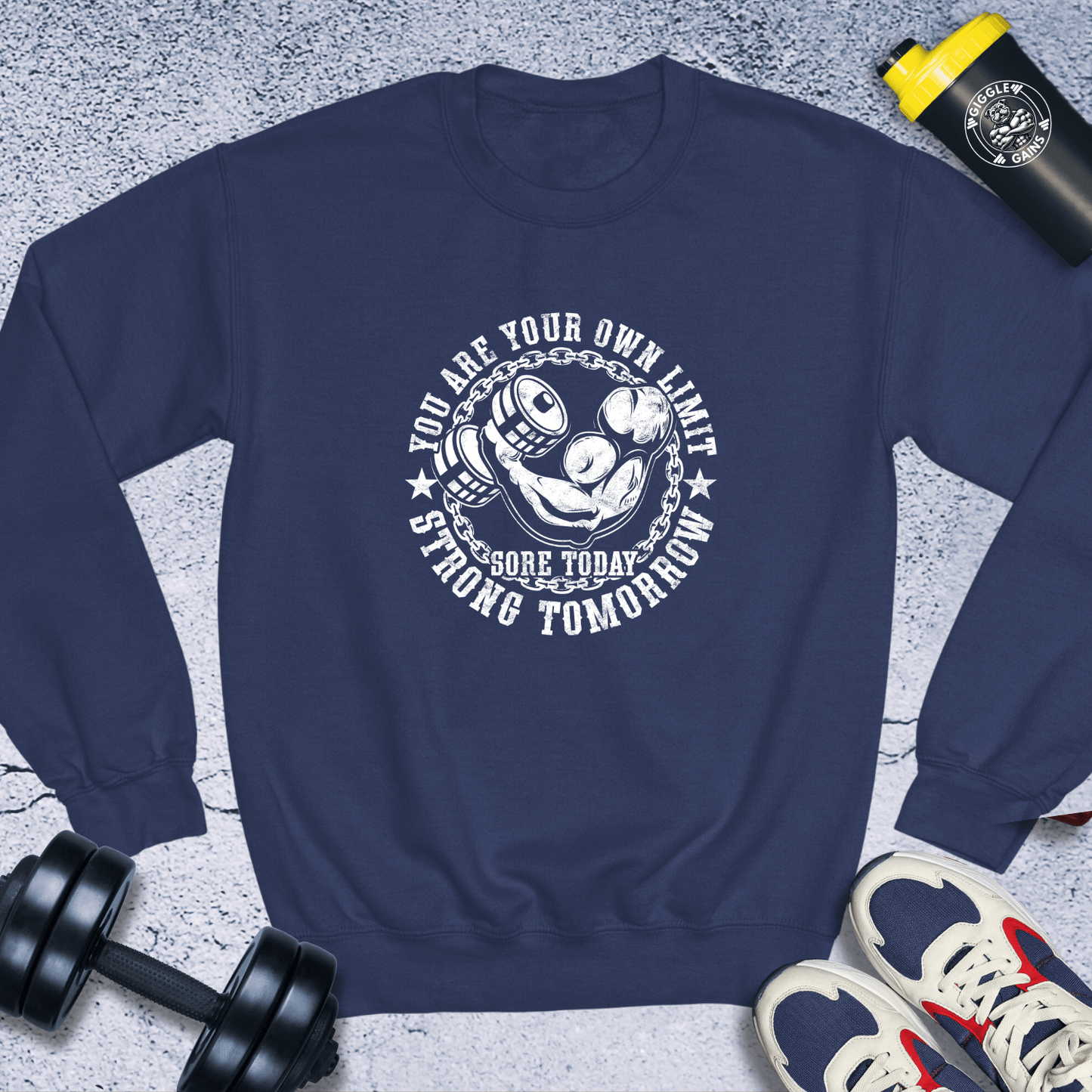 Sweatshirt Navy / S You Are Your Own Limit Crewneck