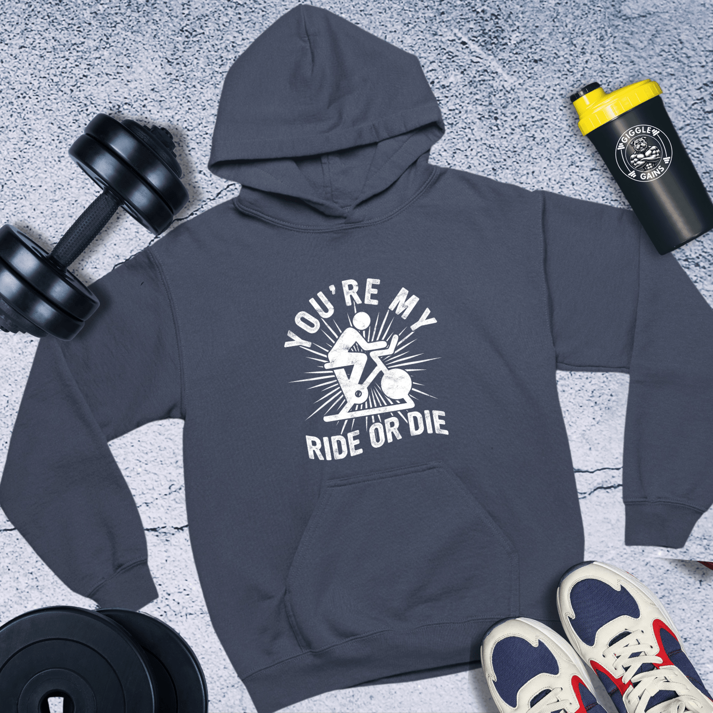 Hoodie Navy / S You're my Ride or Die Hoodie