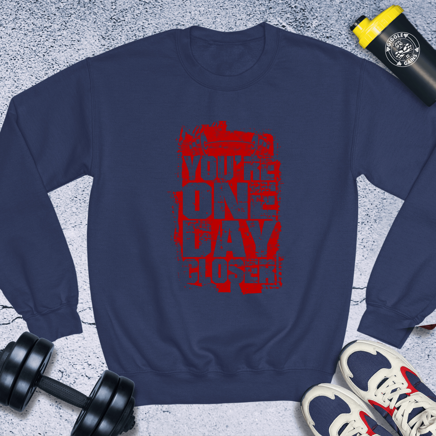 Sweatshirt Navy / S You're One Day Closer Crewneck