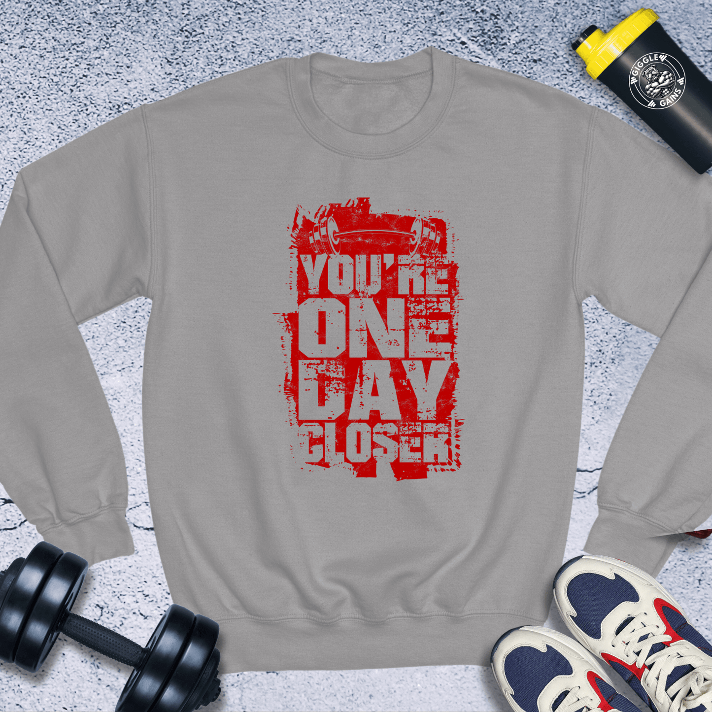 Sweatshirt Sport Grey / S You're One Day Closer Crewneck