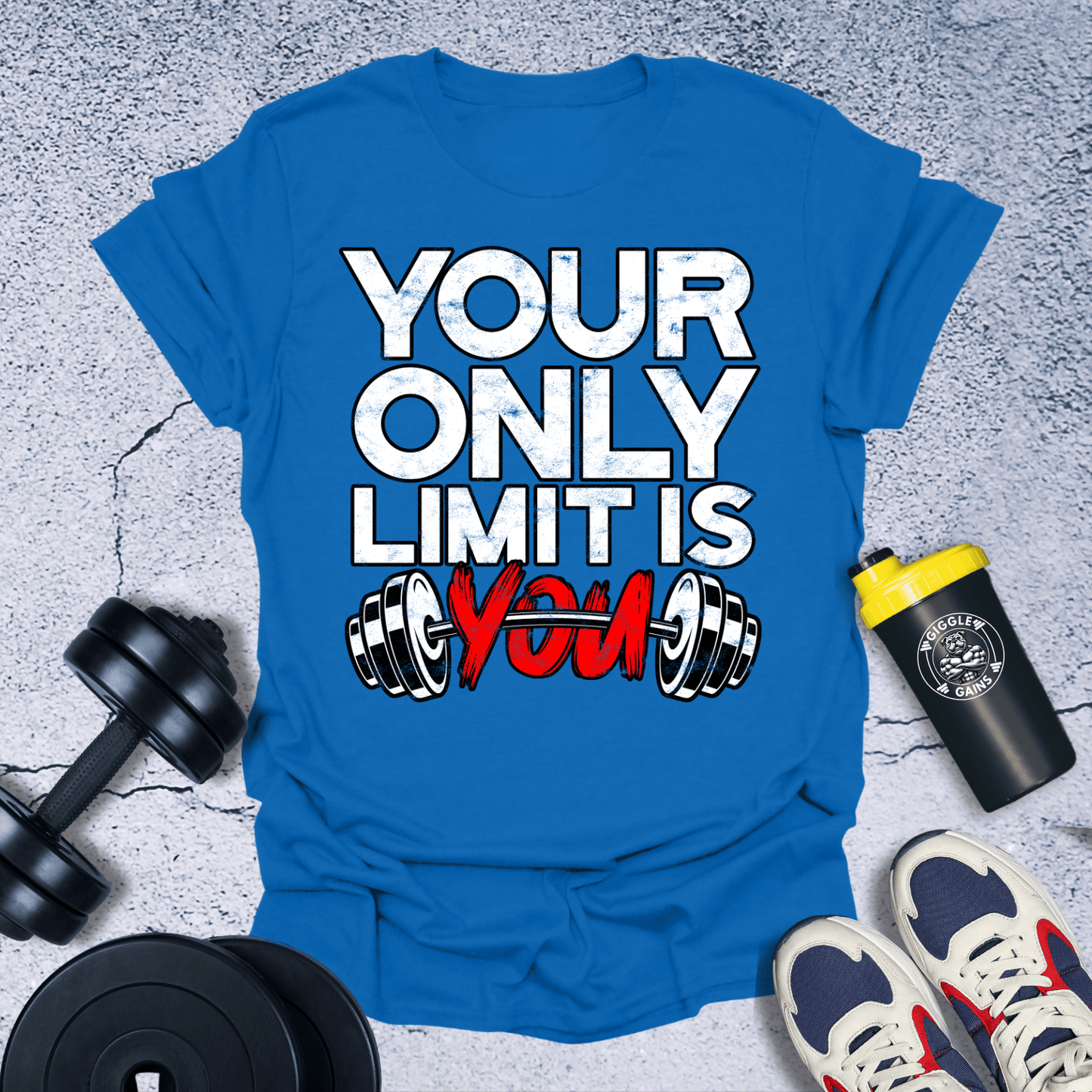 T-Shirt Royal / S Your Only Limit Is you T-Shirt