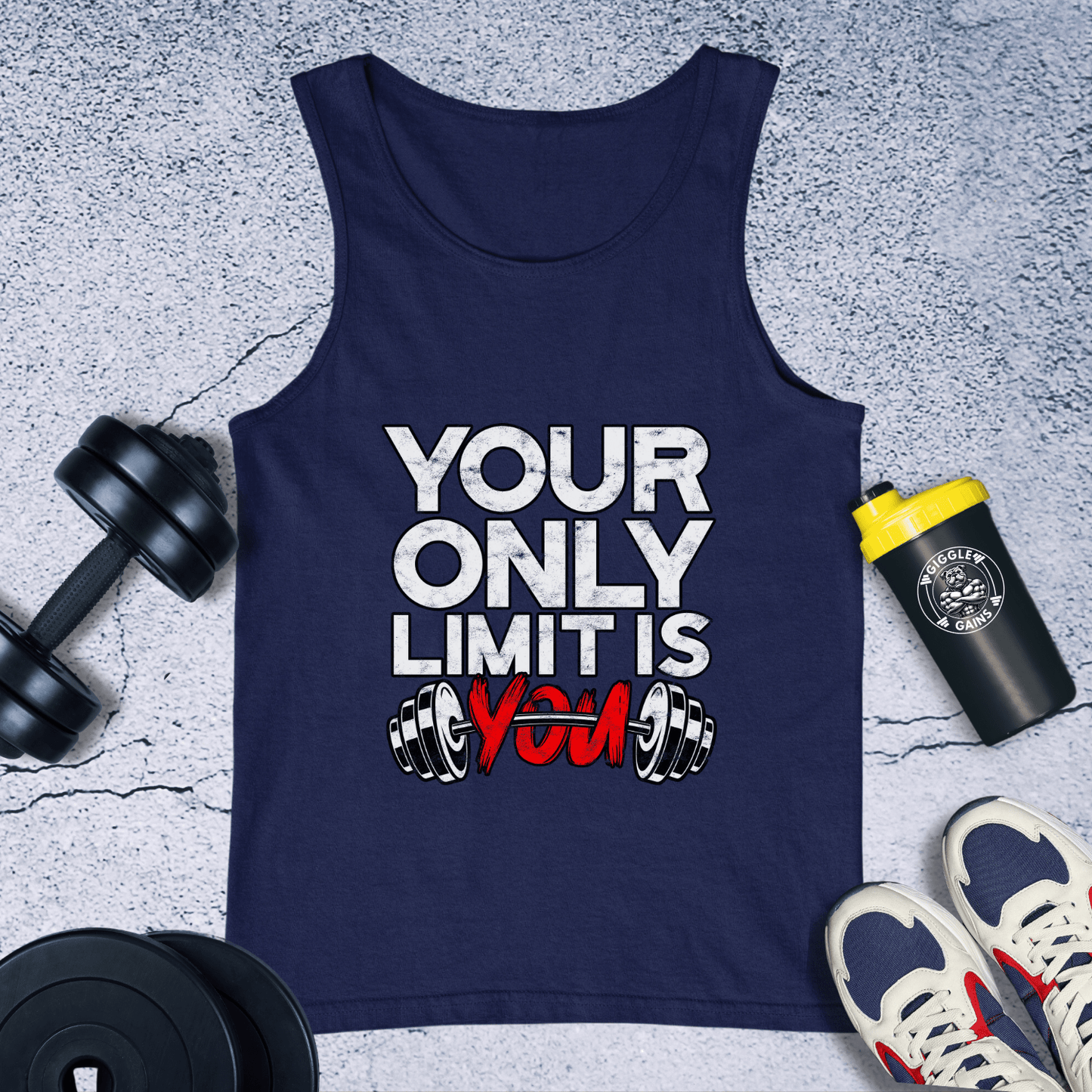 Tank Top Navy / XS Your Only Limit Is You Tank Top